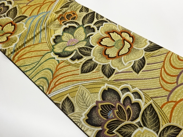 JAPANESE FUKURO OBI / WOVEN STREAM